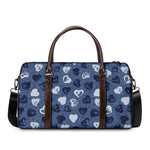 Heart Denim Jeans Pattern Print Duffle Bag