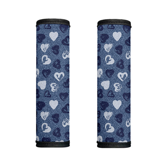 Heart Denim Jeans Pattern Print Handle Covers