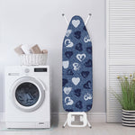 Heart Denim Jeans Pattern Print Ironing Board Cover