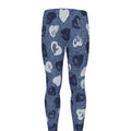 Heart Denim Jeans Pattern Print Men's Leggings