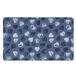 Heart Denim Jeans Pattern Print Polyester Doormat