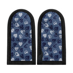 Heart Denim Jeans Pattern Print Skillet Handle Cover