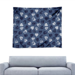 Heart Denim Jeans Pattern Print Tapestry