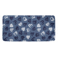 Heart Denim Jeans Pattern Print Towel