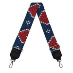 Heart Knitted Pattern Print Bag Strap