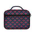 Heart Knitted Pattern Print Briefcase Bible Bag