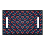 Heart Knitted Pattern Print Golf Cart Seat Cover