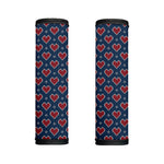 Heart Knitted Pattern Print Handle Covers