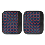 Heart Knitted Pattern Print Handle Covers
