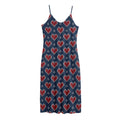 Heart Knitted Pattern Print Jersey Midi Cami Dress