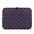Heart Knitted Pattern Print Laptop Sleeve