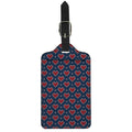 Heart Knitted Pattern Print Luggage Tag