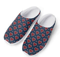 Heart Knitted Pattern Print Mesh Casual Shoes