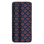 Heart Knitted Pattern Print Refrigerator Handle Covers