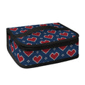 Heart Knitted Pattern Print Small Lunch Bag