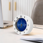 Heartbeat Cardiogram Print Alarm Clock