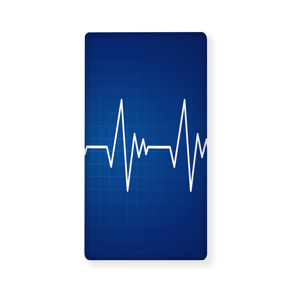 Heartbeat Cardiogram Print Baby Crib Sheet