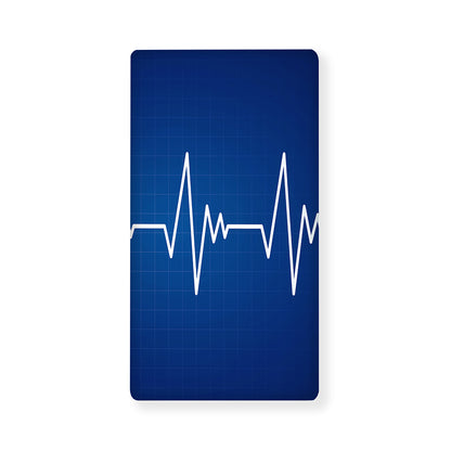 Heartbeat Cardiogram Print Baby Crib Sheet