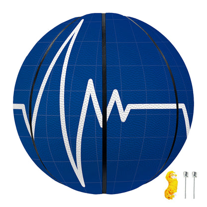 Heartbeat Cardiogram Print Basketball