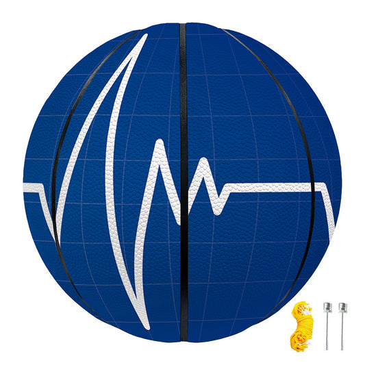 Heartbeat Cardiogram Print Basketball