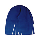 Heartbeat Cardiogram Print Beanie