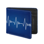Heartbeat Cardiogram Print Bifold Wallet