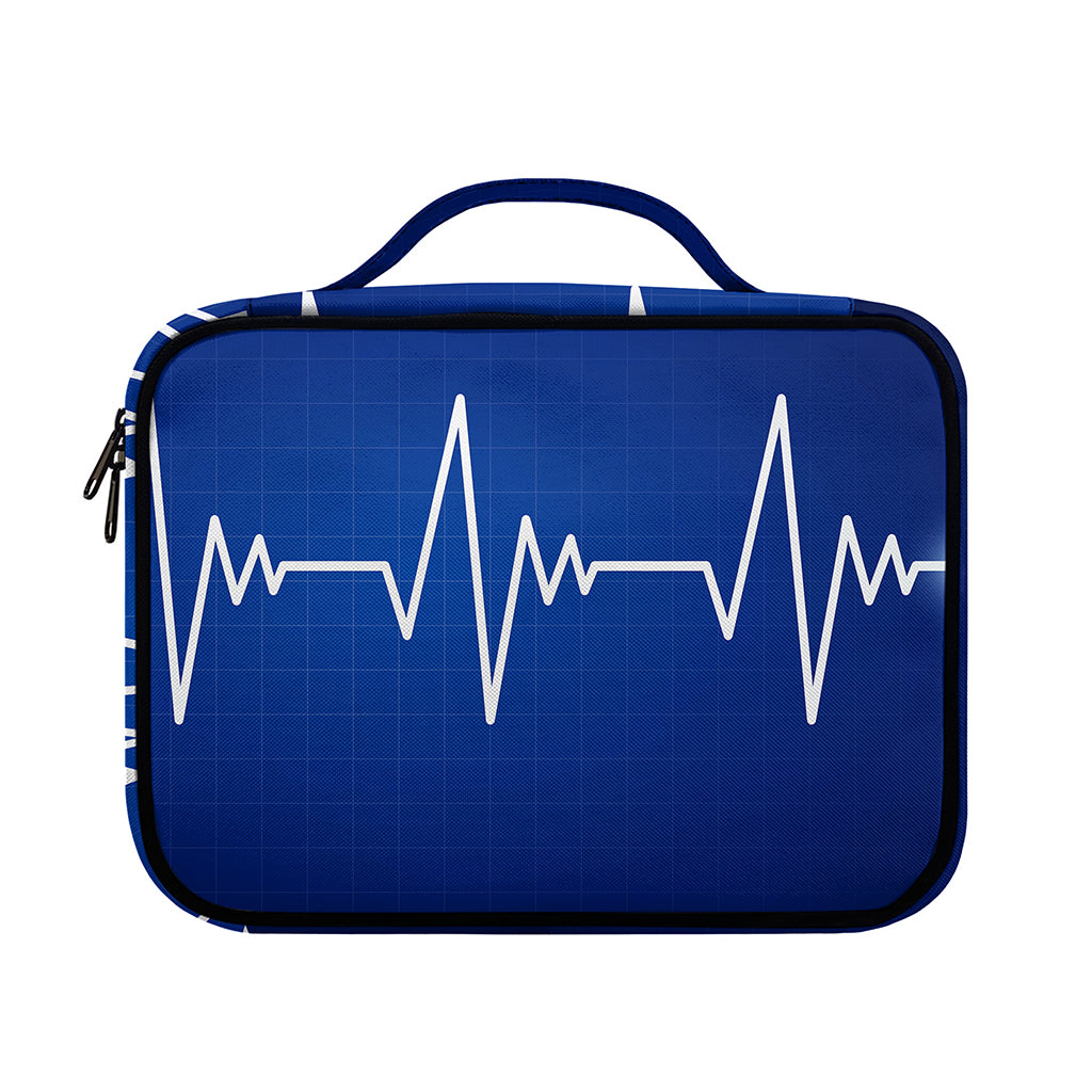Heartbeat Cardiogram Print Briefcase Bible Bag
