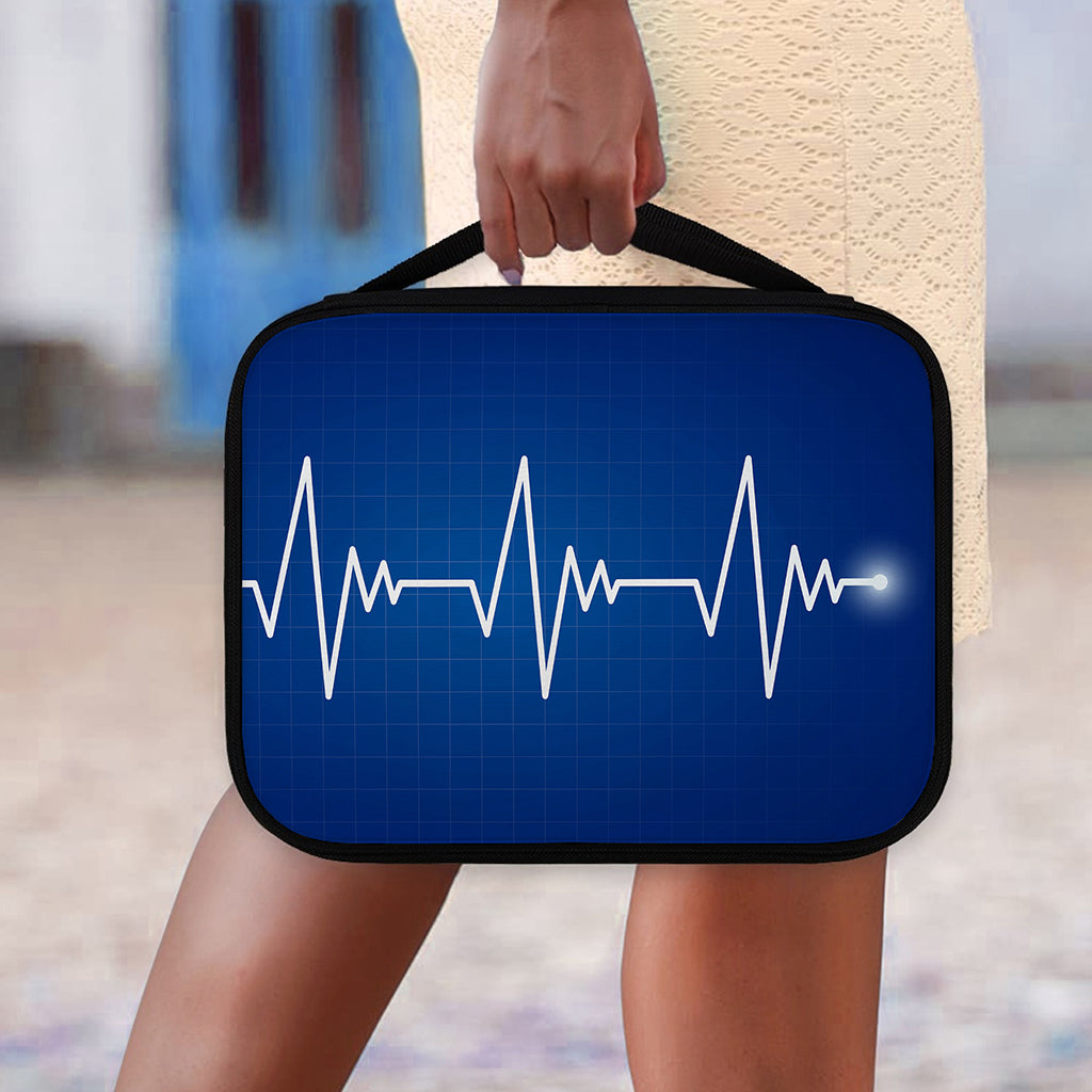 Heartbeat Cardiogram Print Classic Bible Case