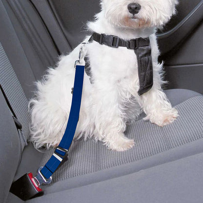 Heartbeat Cardiogram Print Dog Seat Belt