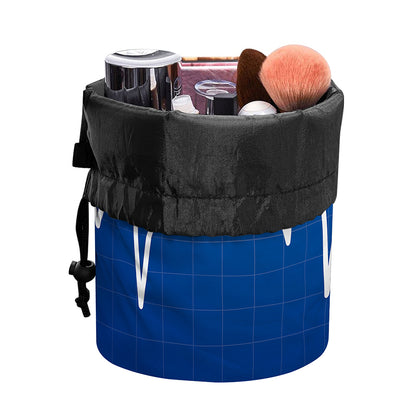 Heartbeat Cardiogram Print Drawstring Makeup Bag