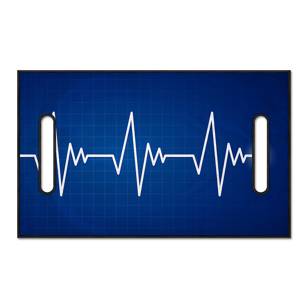 Heartbeat Cardiogram Print Golf Cart Seat Cover