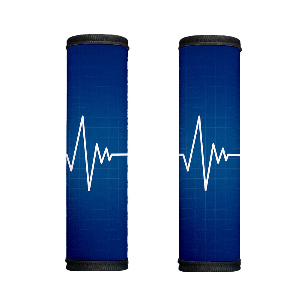 Heartbeat Cardiogram Print Handle Covers