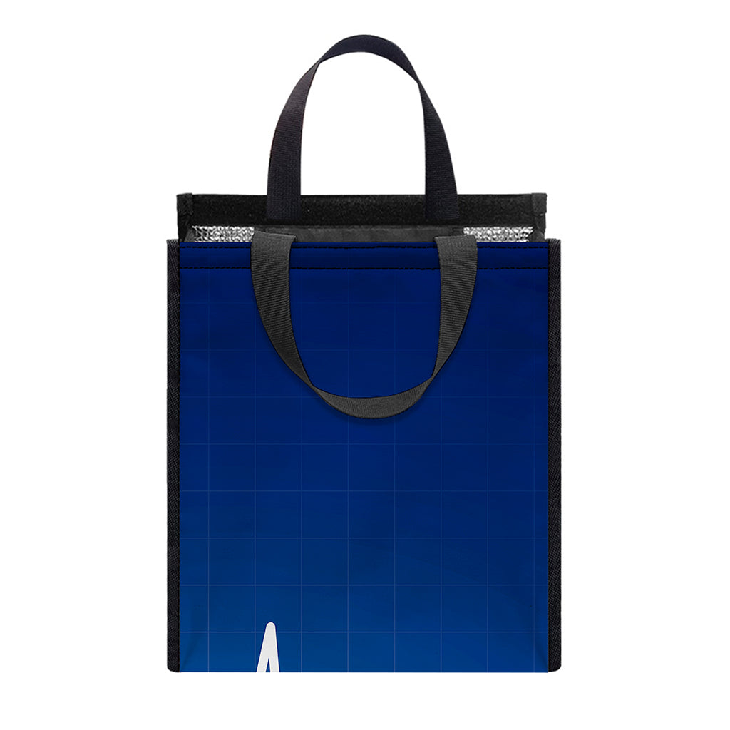 Heartbeat Cardiogram Print Insulated Lunch Tote
