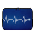 Heartbeat Cardiogram Print Laptop Sleeve