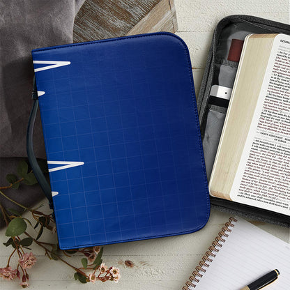 Heartbeat Cardiogram Print Leather Bible Cover