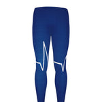Heartbeat Cardiogram Print Men's leggings