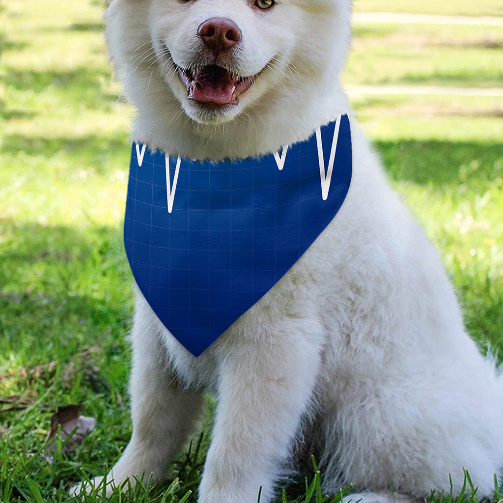 Heartbeat Cardiogram Print Over The Collar Dog Bandana