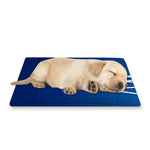 Heartbeat Cardiogram Print Pet Cooling Mat Cover