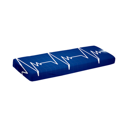 Heartbeat Cardiogram Print Piano Keyboard Cover