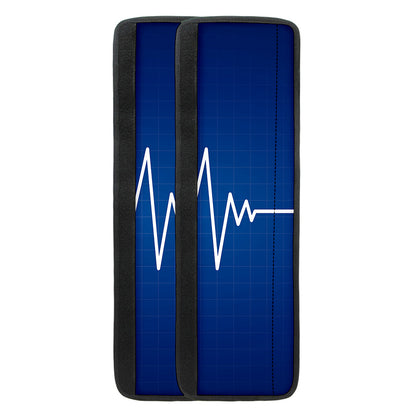 Heartbeat Cardiogram Print Refrigerator Handle Covers