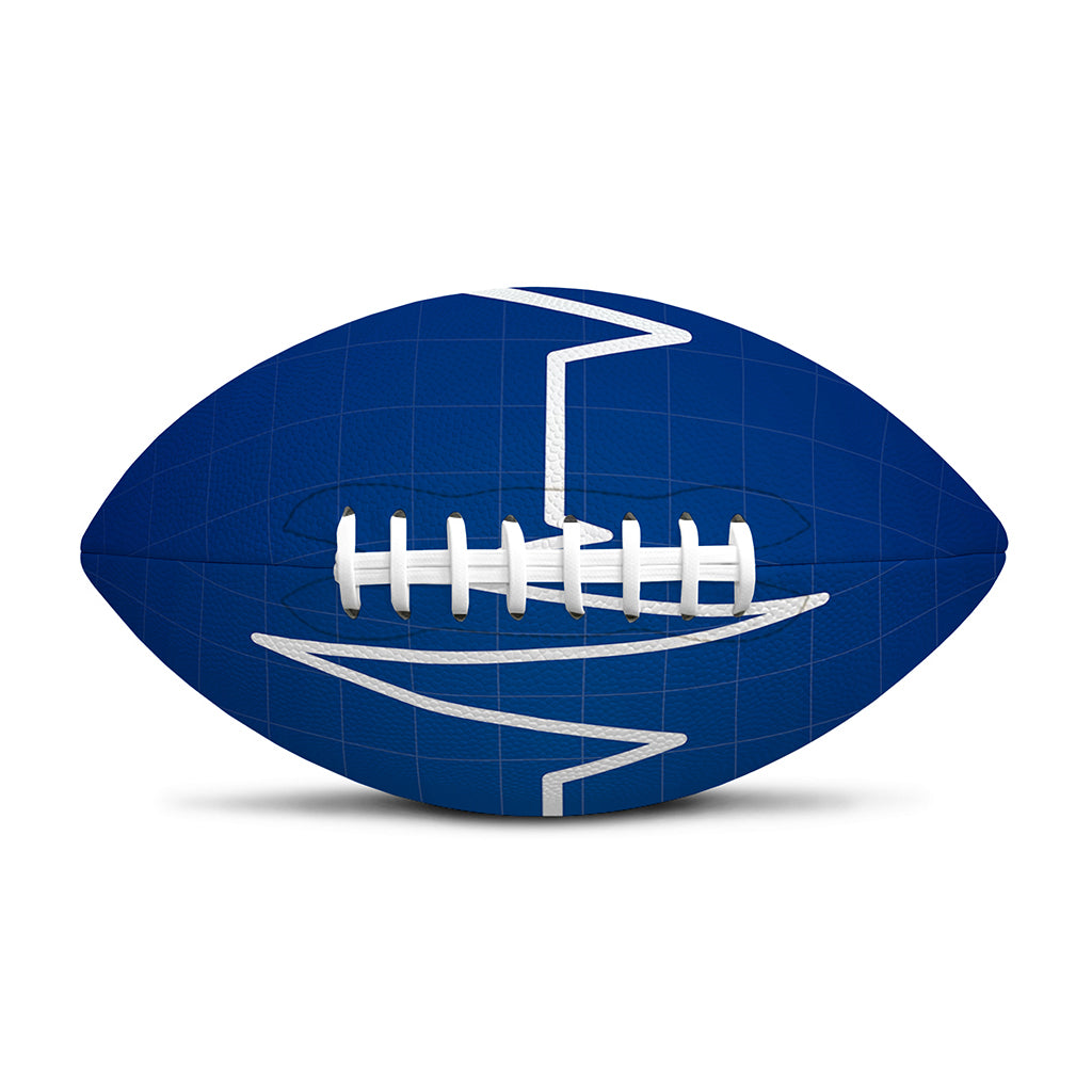 Heartbeat Cardiogram Print Rugby Ball