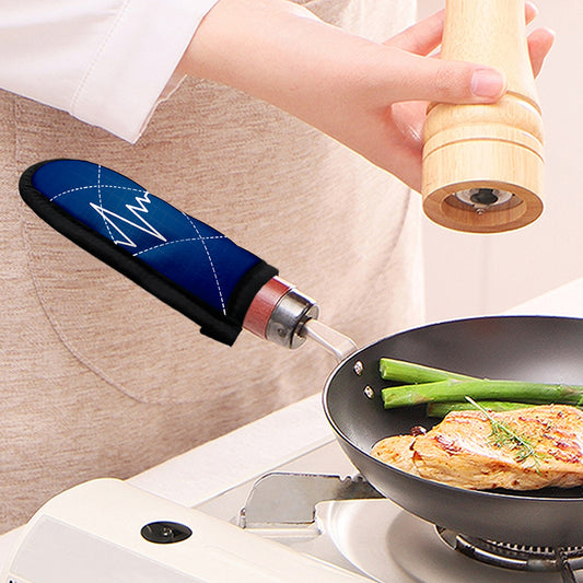 Heartbeat Cardiogram Print Skillet Handle Cover