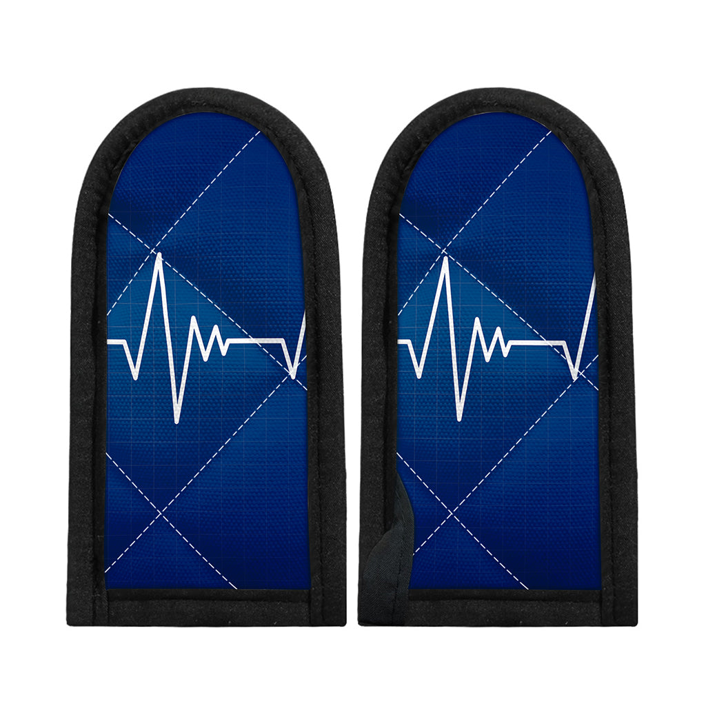 Heartbeat Cardiogram Print Skillet Handle Cover