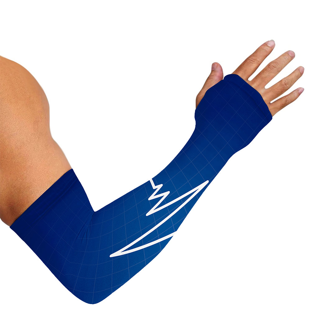 Heartbeat Cardiogram Print Sun Protection Arm Sleeves