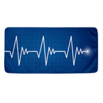 Heartbeat Cardiogram Print Towel