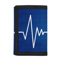 Heartbeat Cardiogram Print Trifold Wallet