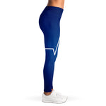 Heartbeat Cardiogram Print Women's Leggings