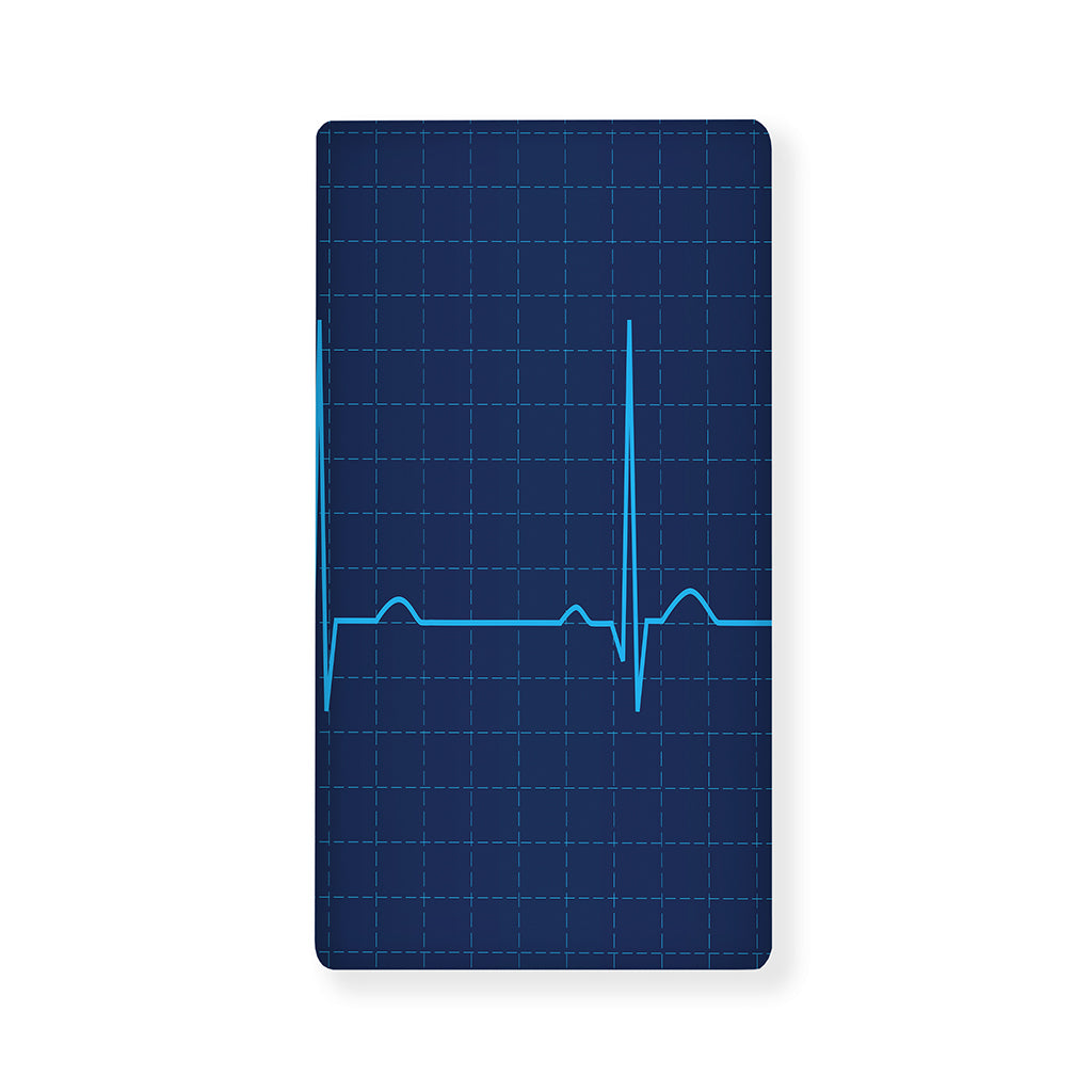Heartbeat Electrocardiogram Print Baby Crib Sheet