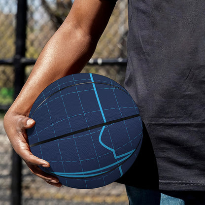 Heartbeat Electrocardiogram Print Basketball