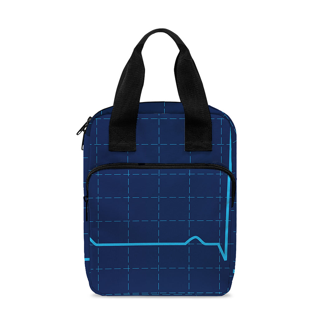 Heartbeat Electrocardiogram Print Bible Tote Bag